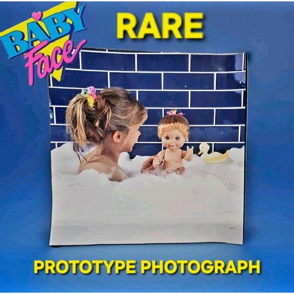 HTF PROTOTYPE DOLL Photo BABY FACE glossy LGTI Galoob Film PRINT Poster PROMO Ad